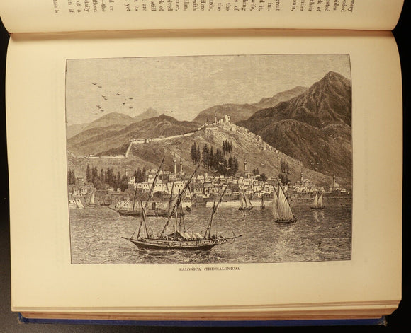 1883 Life & Work Of St Paul by F.W. Farrar Antique Theology Book Illustrated