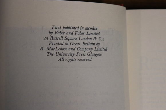1956 The Italian Journal Of Samuel Rogers Vintage Poet Biography Book