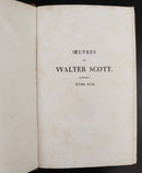 1830 25vol Oeuvres De Walter Scott Antiquarian Fiction Books Set French MAP-11