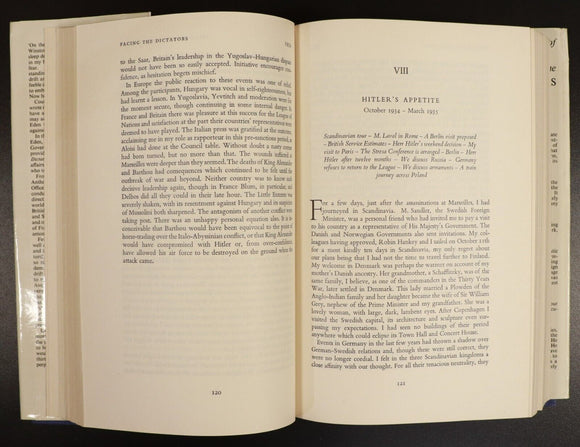 1962 The Eden Memoirs Facing The Dictators Military Book Earl Of Avon 1st Ed.