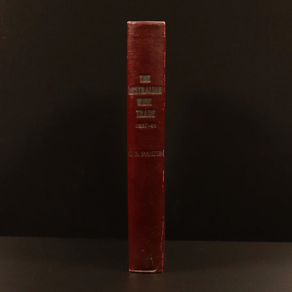 1937 Federal Viticultural Council Annual Reports Antique Australian History Book