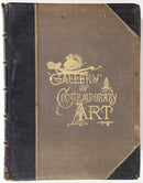 c1885 Gallery Of Contemporary Art by A Silvestre Antique Art Engravings Book-2
