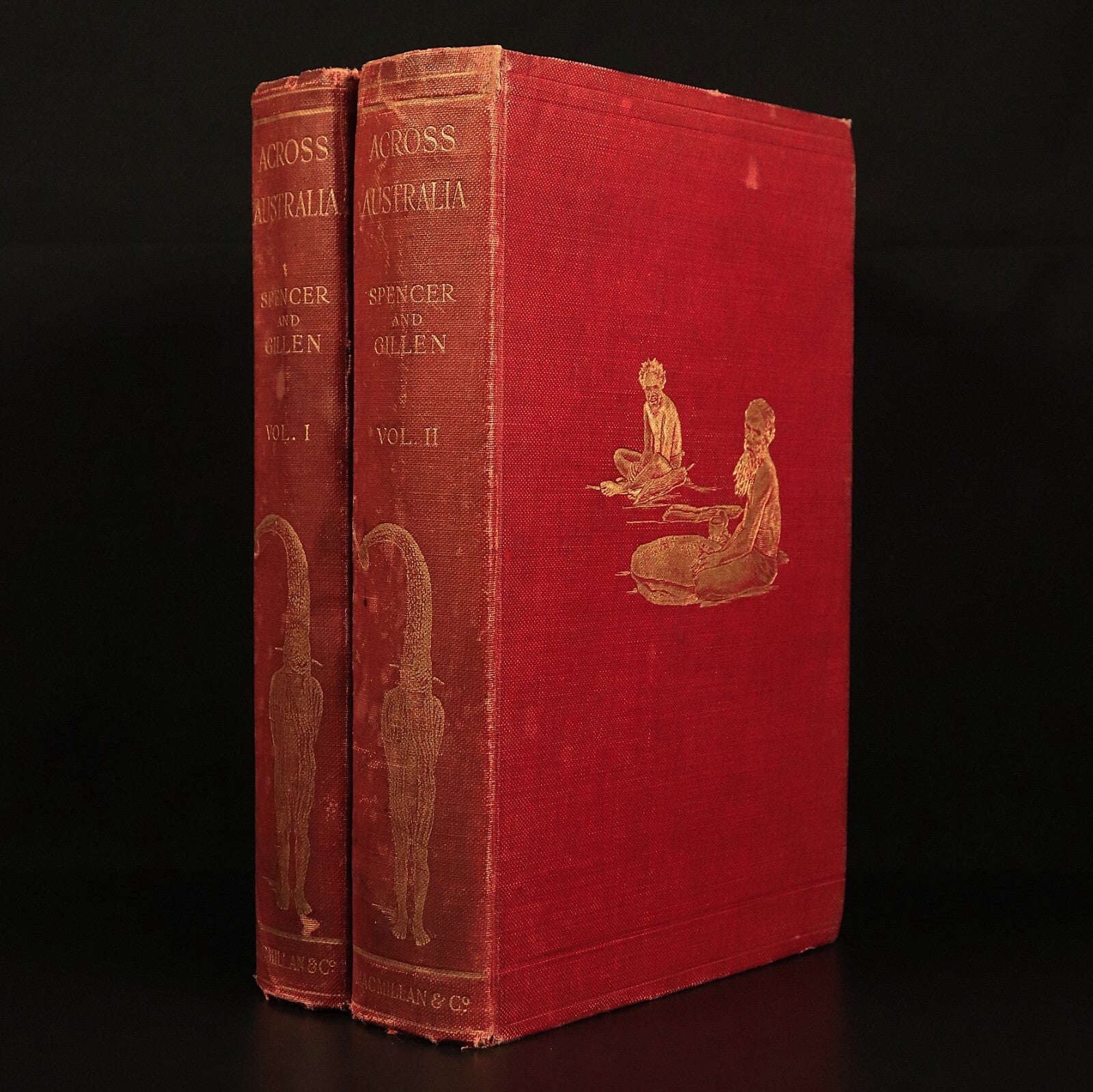 1912 Across Australia by B Spencer & FJ Gillen Antique Australian History Books