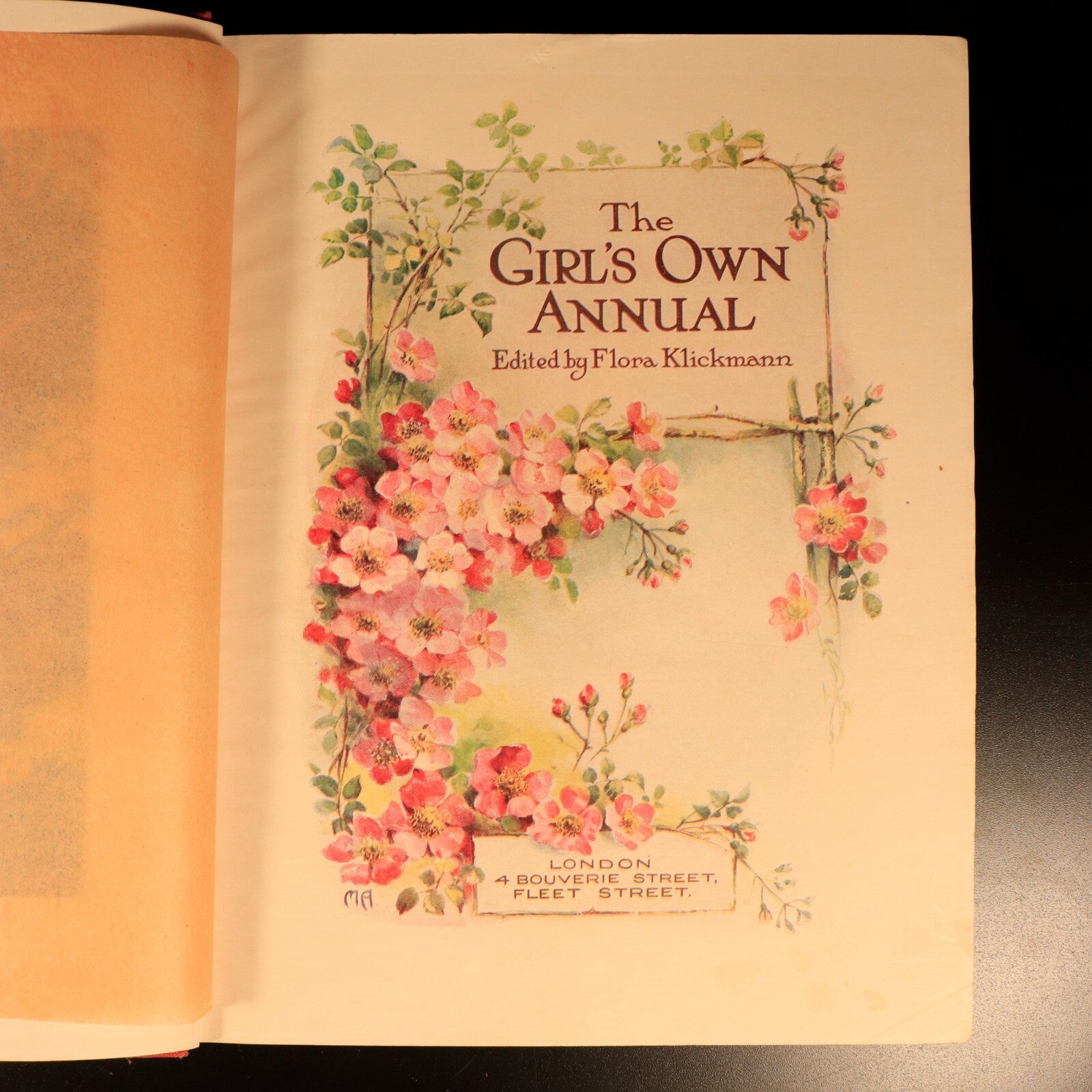 The Girls Own Annual 1919 Antique British Illustrated Girls Book Volume 39