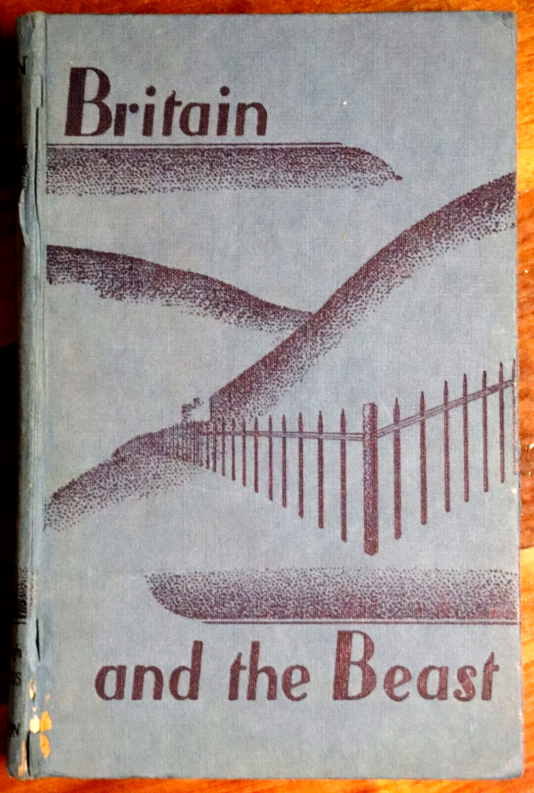 1938 Britain & The Beast: Clough Williams-Ellis Antique British History Book