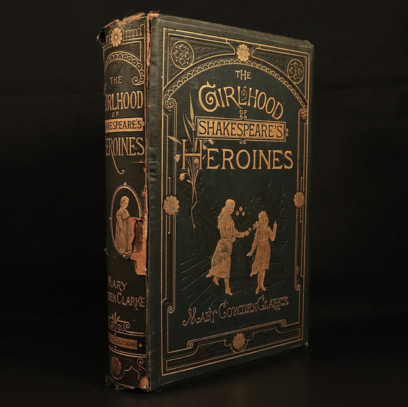 1879 The Girlhood Of Shakespeare's Heroines Mary Cowden Clarke Antique Book
