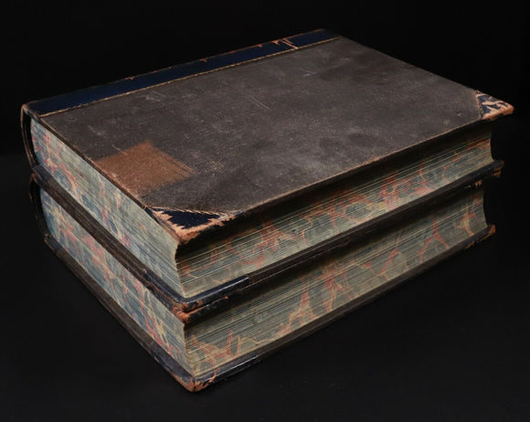 1872 2vol The Technical Educator Antique General Reference Book Set Illustrated