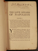 1909 Love Affairs Of Napoleon Antiquarian History Book John Lane The Bodley Head-9
