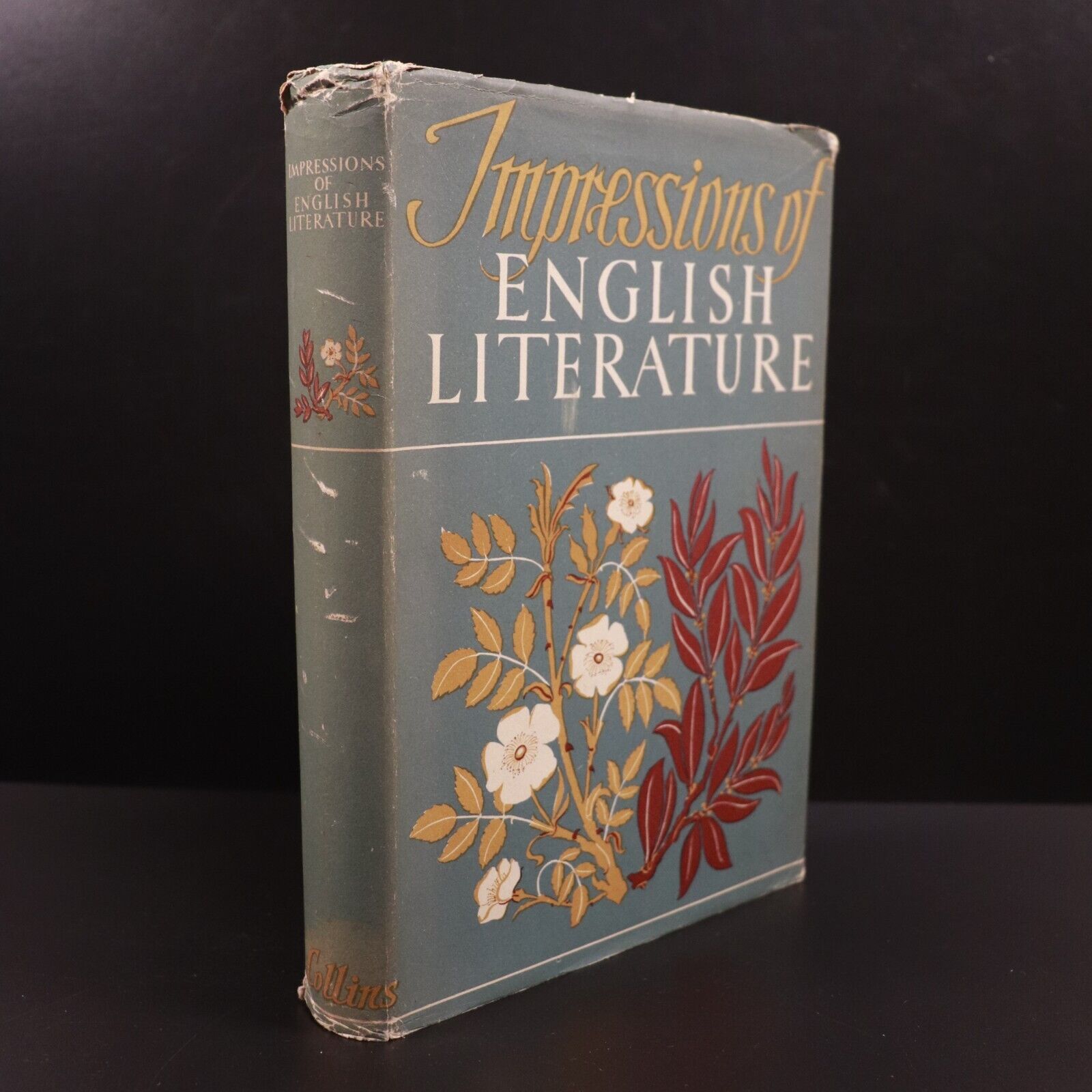 1944 Impressions Of English Literature Antique British History Reference Book