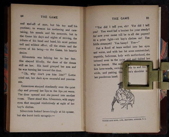 c1914 The Abysmal Brute & The Game by Jack London Antique Fiction Book