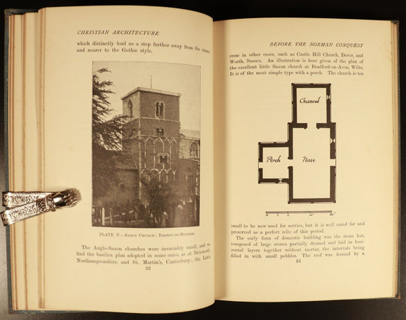 A Descriptive Handbook Of Architecture c1905 Buckmaster Antique Reference Book