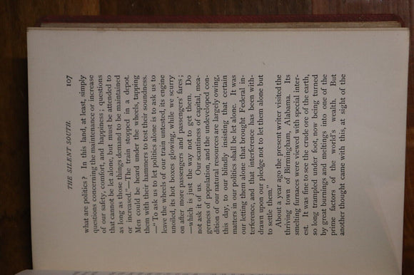 1895 The Silent South by GW Cable Antique American Equity & Convict History Book