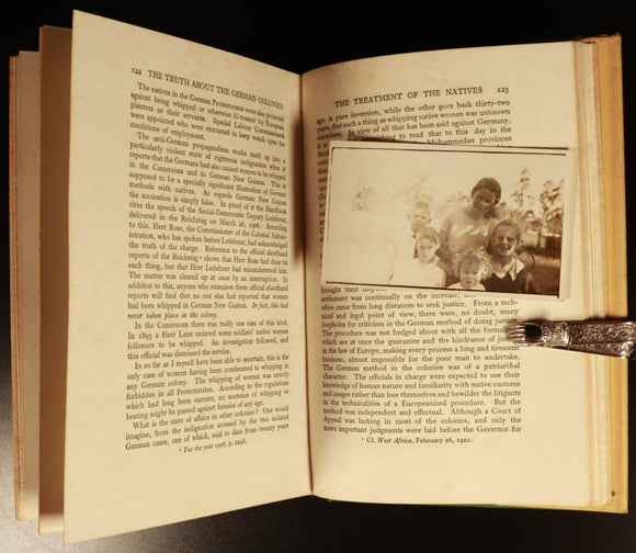 1926 German Colonization Past & Future by Dr Heinrich Schnee German History Book