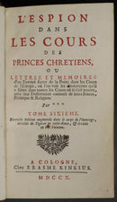 1710 4vol L'Espion dans les Cours des Princes Chretiens French Antiquarian Books-5