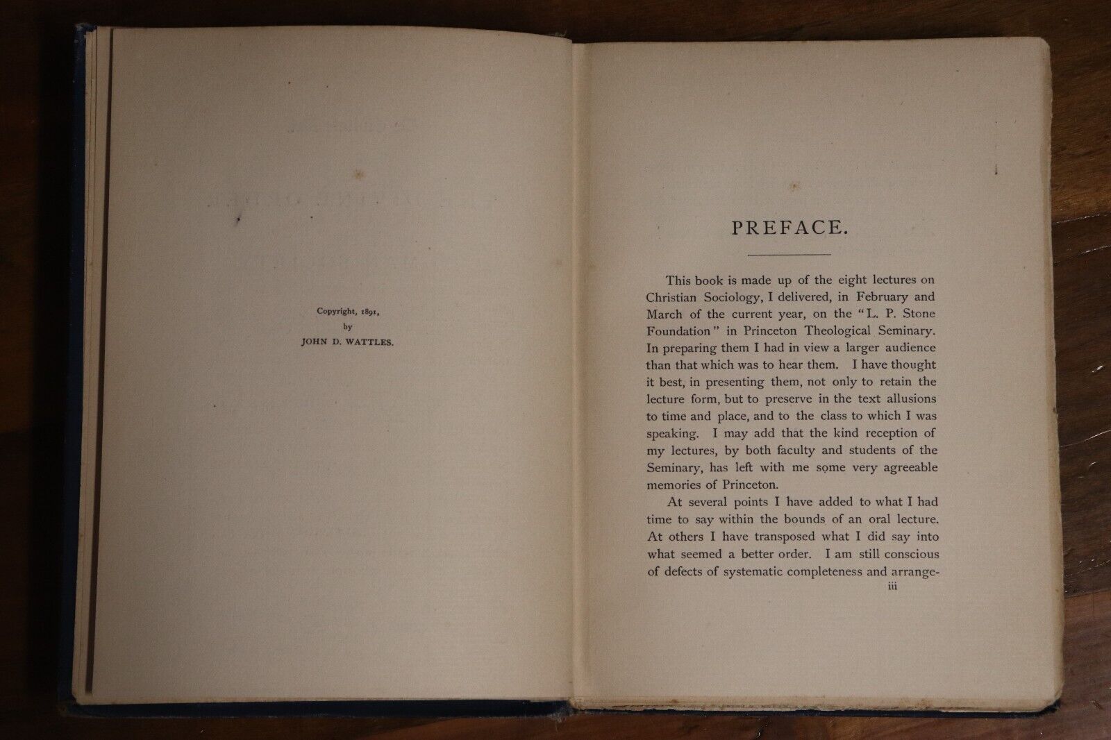 1891 The Divine Order Of Human Society Antique American Theology Book R Thompson