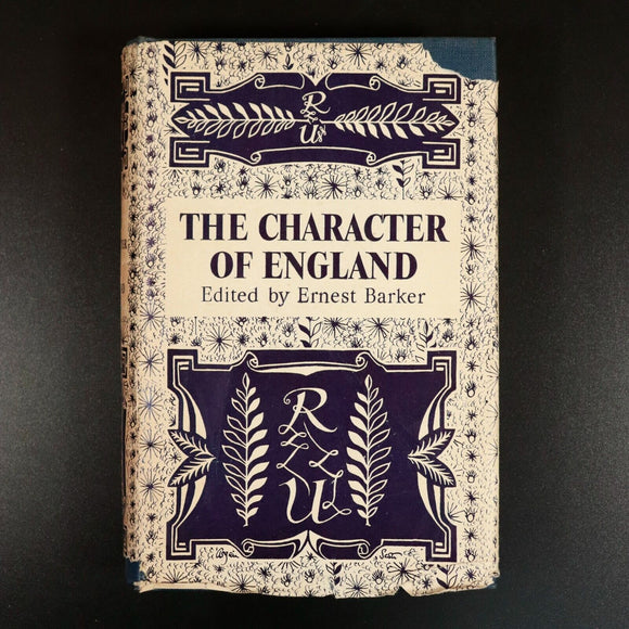 1950 The Character Of England by Ernest Barker British History Reference Book