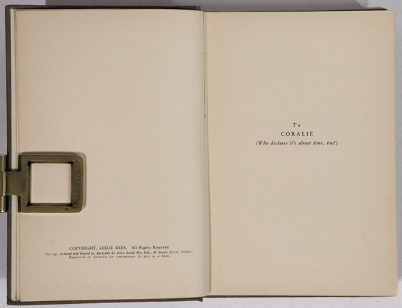 1948 Mates Of The Kulalong by Leslie Rees Antique Australian Fiction Book