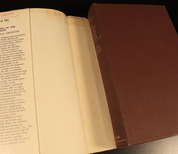 To Guard My People History Of Indian Police by P. Griffiths 1971 History Book