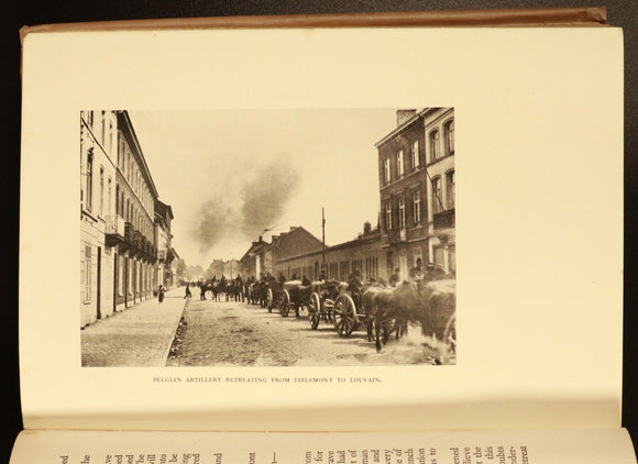 1931 King Albert In The Great War WW1 Military History Book INSCRIBED by Swinton