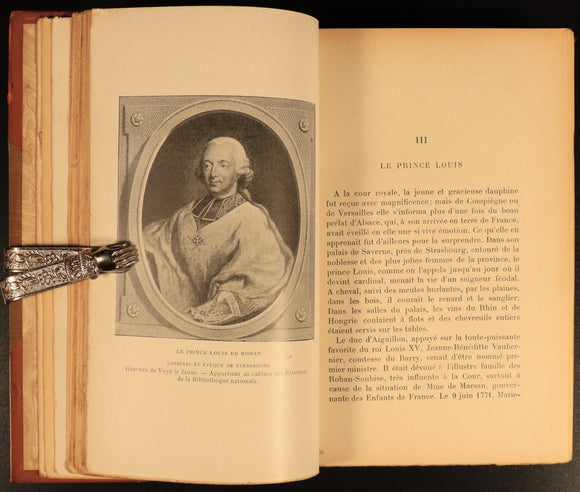1906 L'Affaire Du Collier by F. Funcke-Brentano Antique French History Book