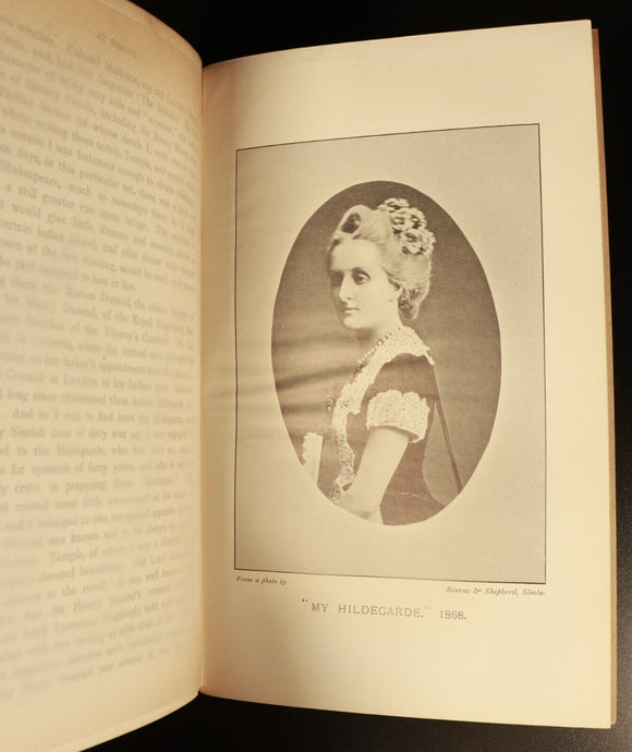 1910 Many Memories by John Rivett-Carnac Antique India Australia History Book