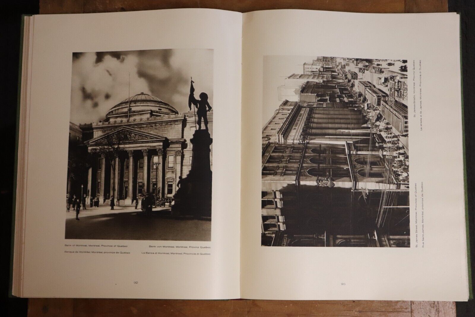 1926 Canada, Landschaft und Volksleben Antique German Photography Book