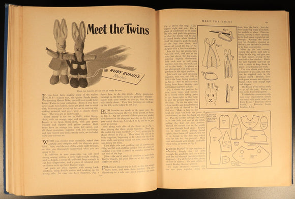 The Girls Own Annual c1940 Antique British Illustrated Girls Book Volume 61