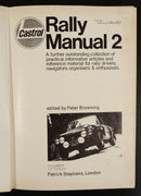 1972 Castrol Rally Manual 2 by Peter Browning Vintage Automotive Book Rally Cars-2