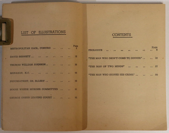 c1948 Hanging Matters by Hal Bridgman Australian Death Penalty True Crime Book