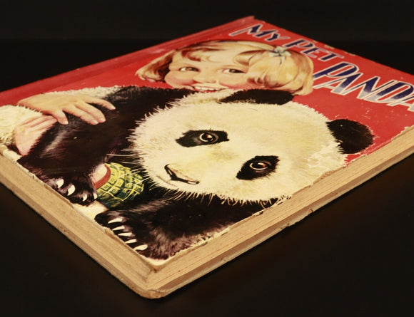 c1950 My Pet Panda Antique British Illustrated Childrens Book Birn Brothers Ltd