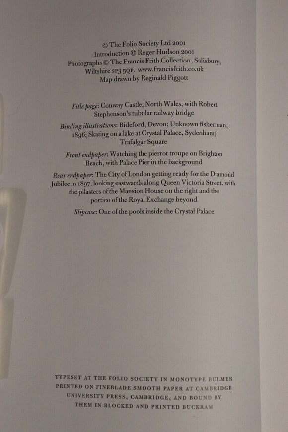 2001 Travels Of A Victorian Photographer Folio Society British History Book