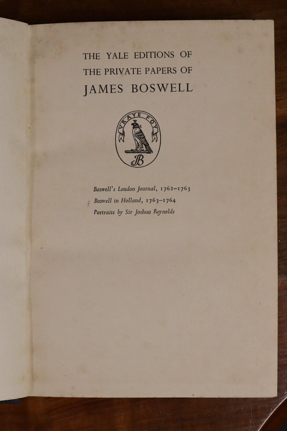 1952 Portraits by Sir Joshua Reynolds 1st Edition Vintage British History Book