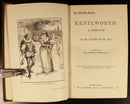 c1895 Kenilworth: A Romance by Walter Scott Antique Fiction Book Waverley Novels-6