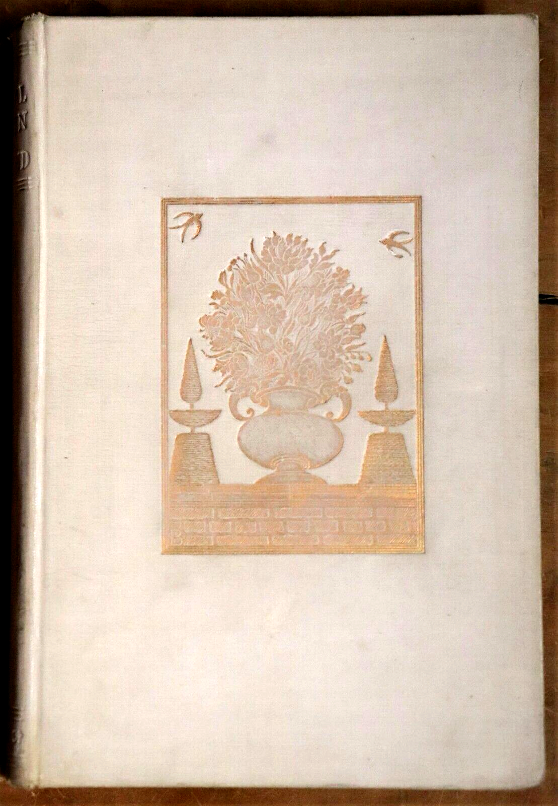 1901 The Formal Garden In England by R. Blomfield Antique Garden Design Book