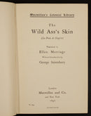 1896 The Wild Ass's Skin La Peau De Chagrin - H. De Balzac Antique Fiction Book-2