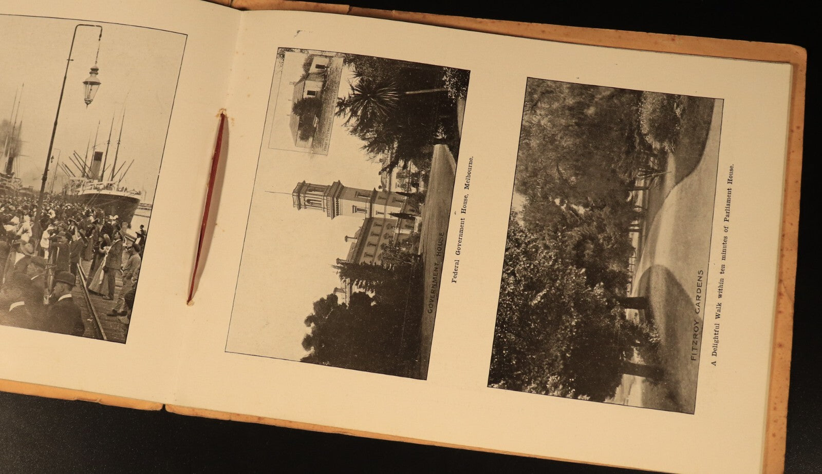 Beautiful Melbourne Views Of Buildings etc c1910 Australian Tourism & Photo Book