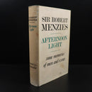 1967 Afternoon Light by Robert Gordon Menzies Australian History Book 1st Ed.-1