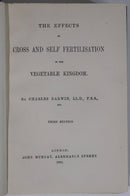 1891 Effects Of Cross & Self Fertilisation by Charles Darwin Antiquarian Book-2