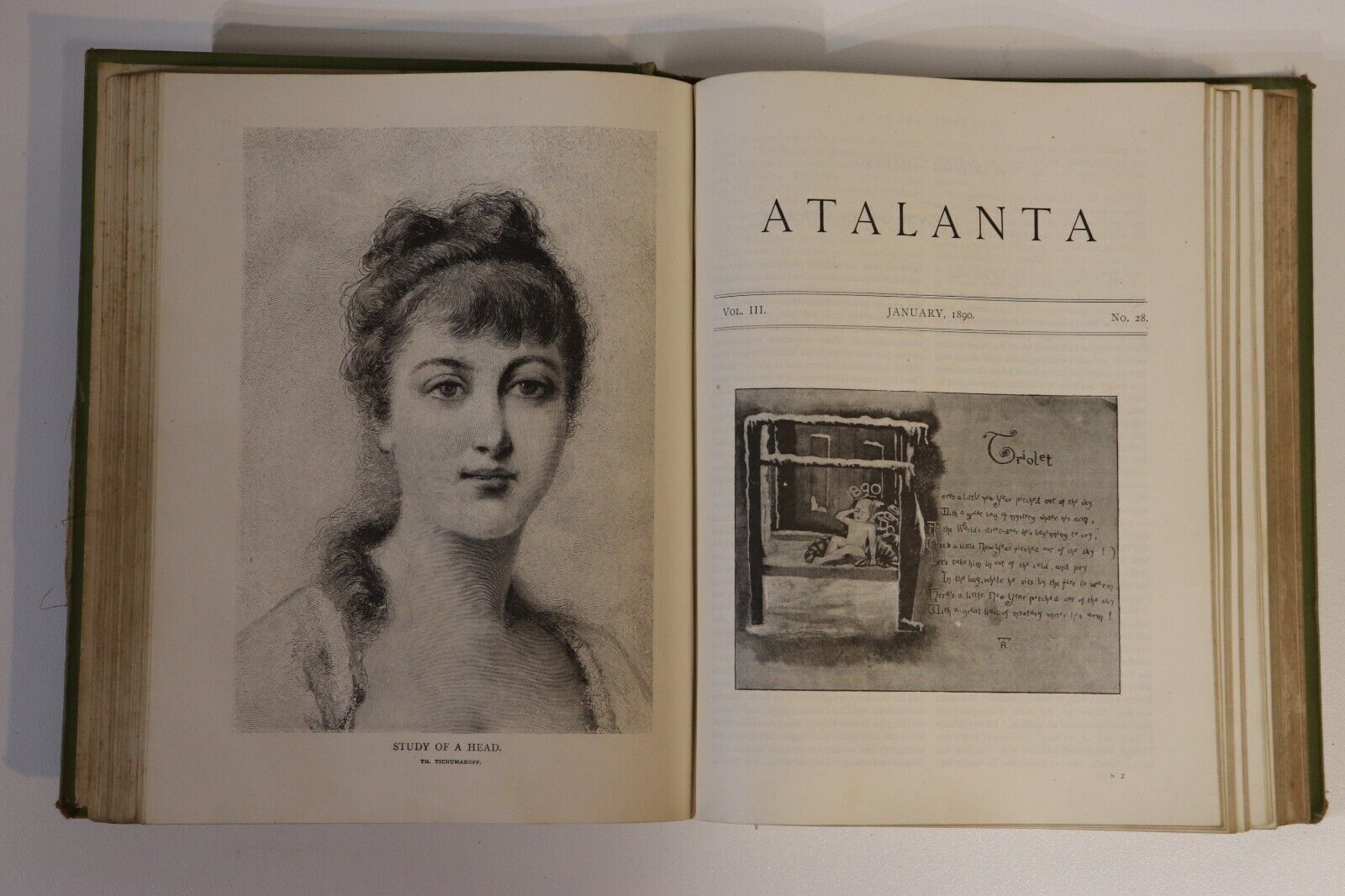 1890 Atalanta by Meade & Staples Antique British History & Childrens Book