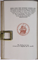 1917 The Sunken Garden by Walter De La Mare Ltd 1st Edition British Fiction Book-5