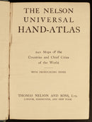 c1914 Nelson Universal Hand Atlas 240 Maps Antique Atlas Book With Index-5