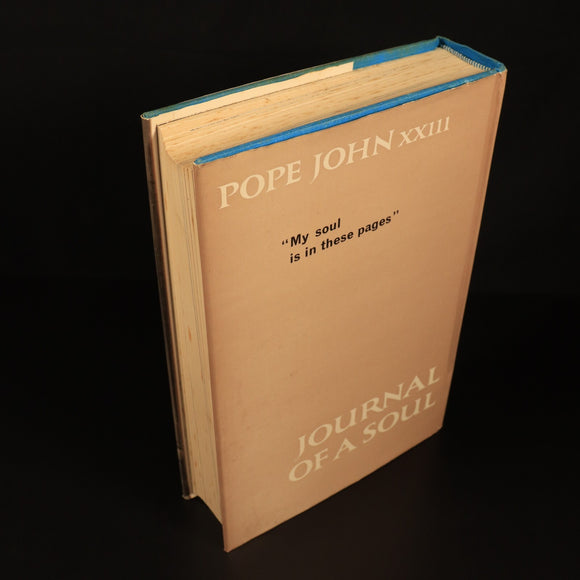 Pope John XXIII Journal Of A Soul 1965 Antique Religious Book D. White Translate