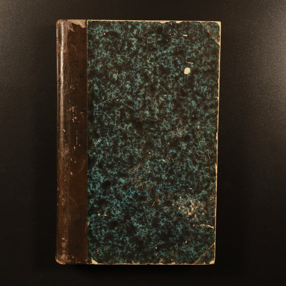 1892 Commentarii In Exercitia Spiritualia Latin Theology Book Leather Vol. 3