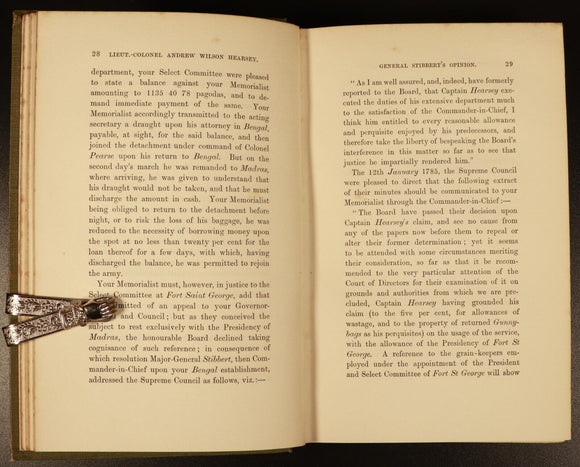 1905 The Hearseys Anglo Indian Family by Colonel H. Pearse Antique History Book