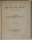 1919 Jim Of The Hills by CJ Dennis Antique Australian Fiction Book Mackaness-3