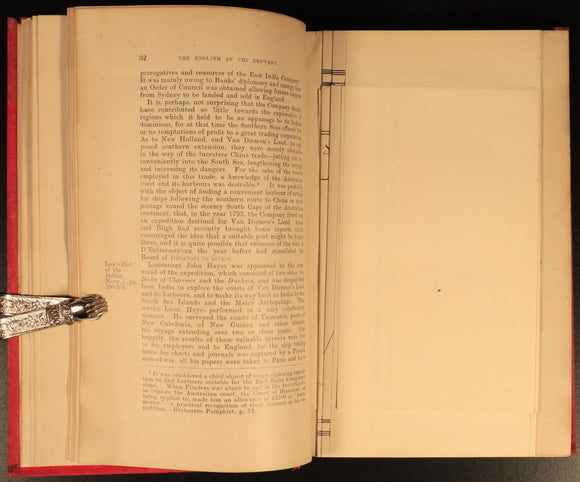 1902 Early Tasmania Papers by J.B. Walker Antique Australian History Book 1st Ed