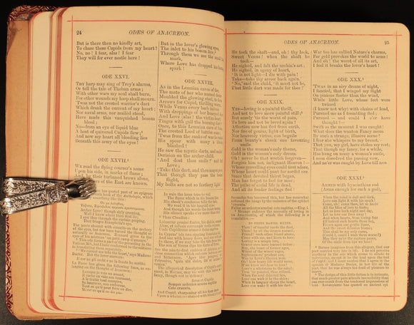 c1905 The Poetical Works Of Thomas Moore Illustrated Antique Irish Poetry Book