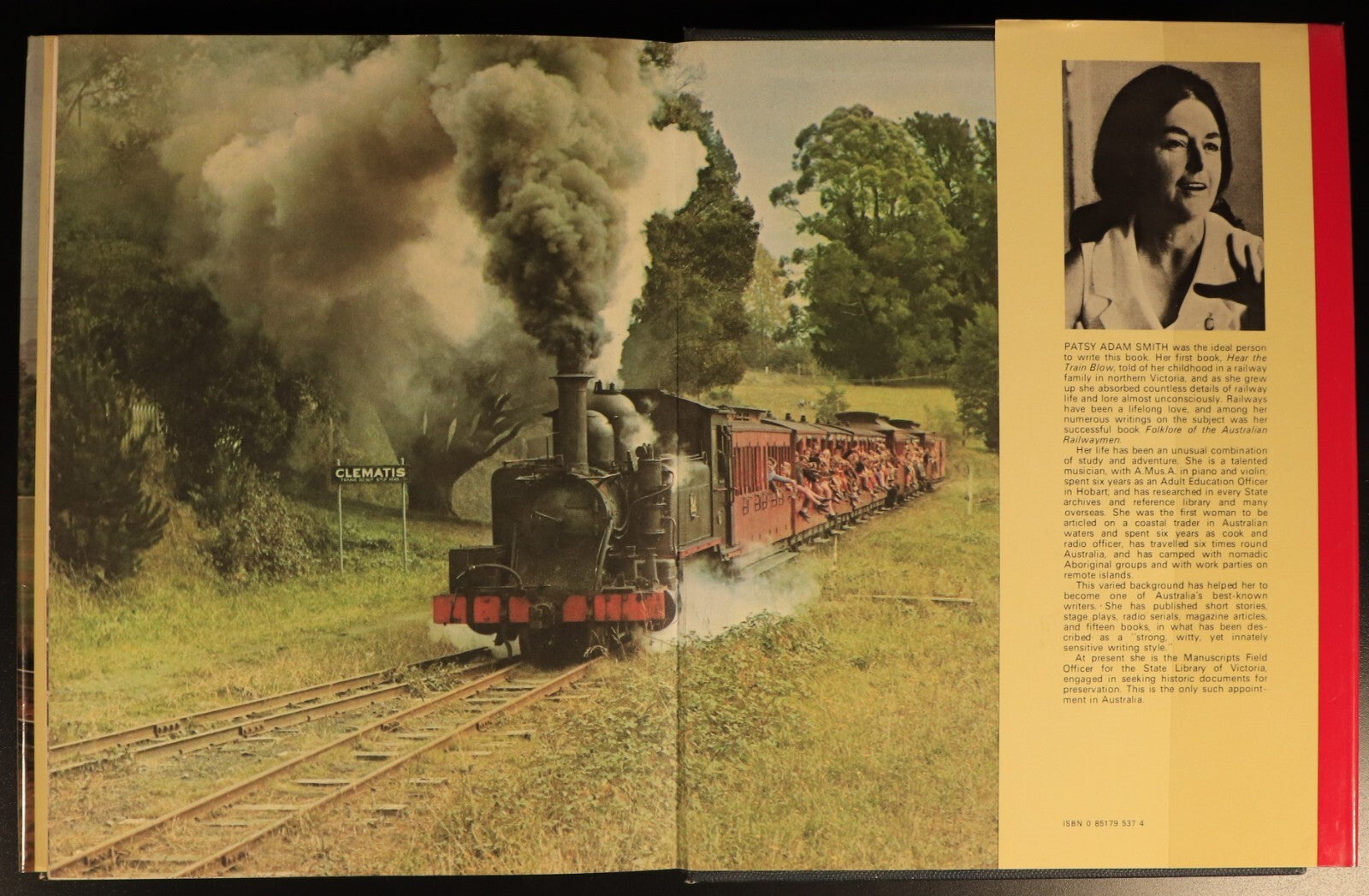 1976 Romance Of Australian Railways by Patsy Adam Smith Railway Trains Book