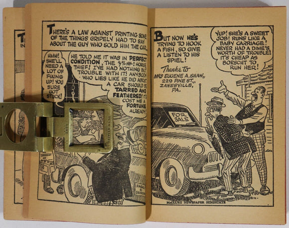 1958 There Oughta Be A Law Vintage American Cartoon Comedy Paperback Book