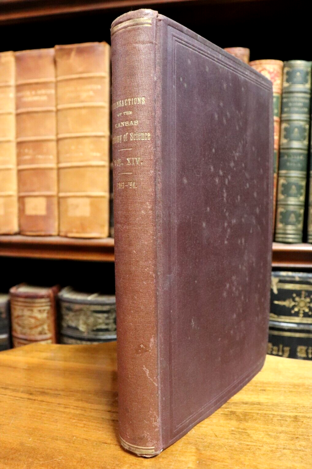 1896 Transactions Of The Kansas Academy Of Science Antique Science Book